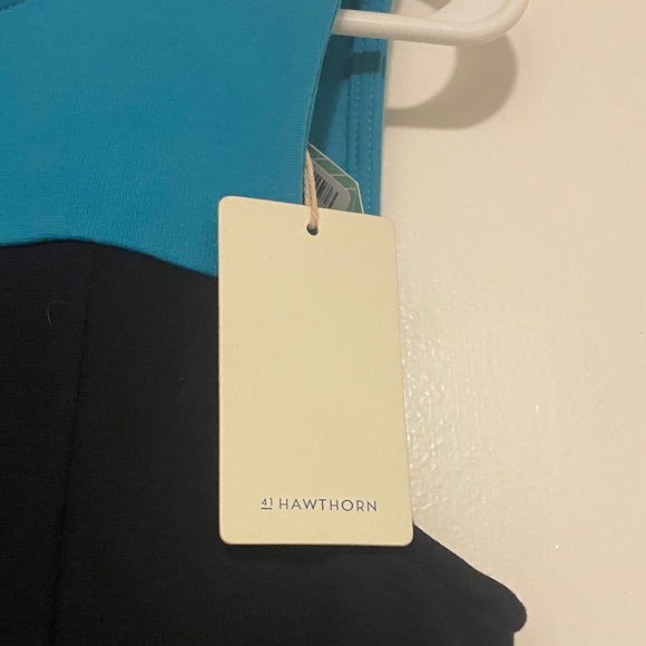 41 Hawthorn Black and Teal Sleeveless Mini Dress women’s medium - Picture 3 of 6